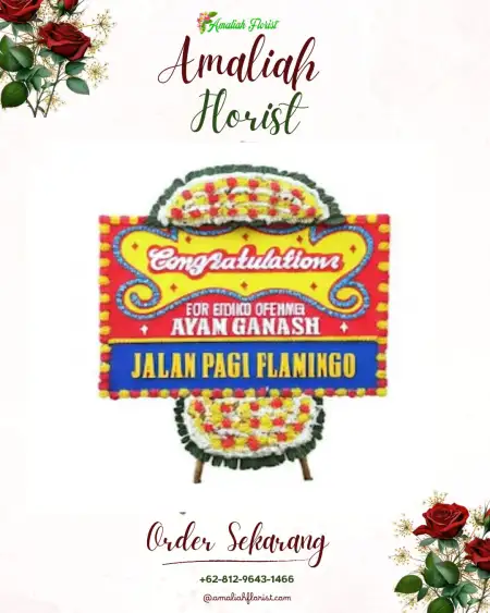 Sewa Papan Bunga Air Teman