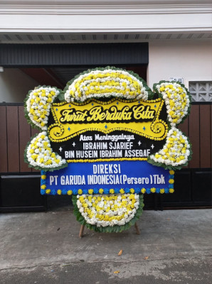 Papan Bunga Duka di Air Teman