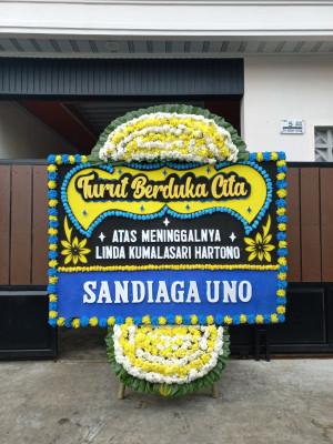Papan Bunga Duka di Air Teman